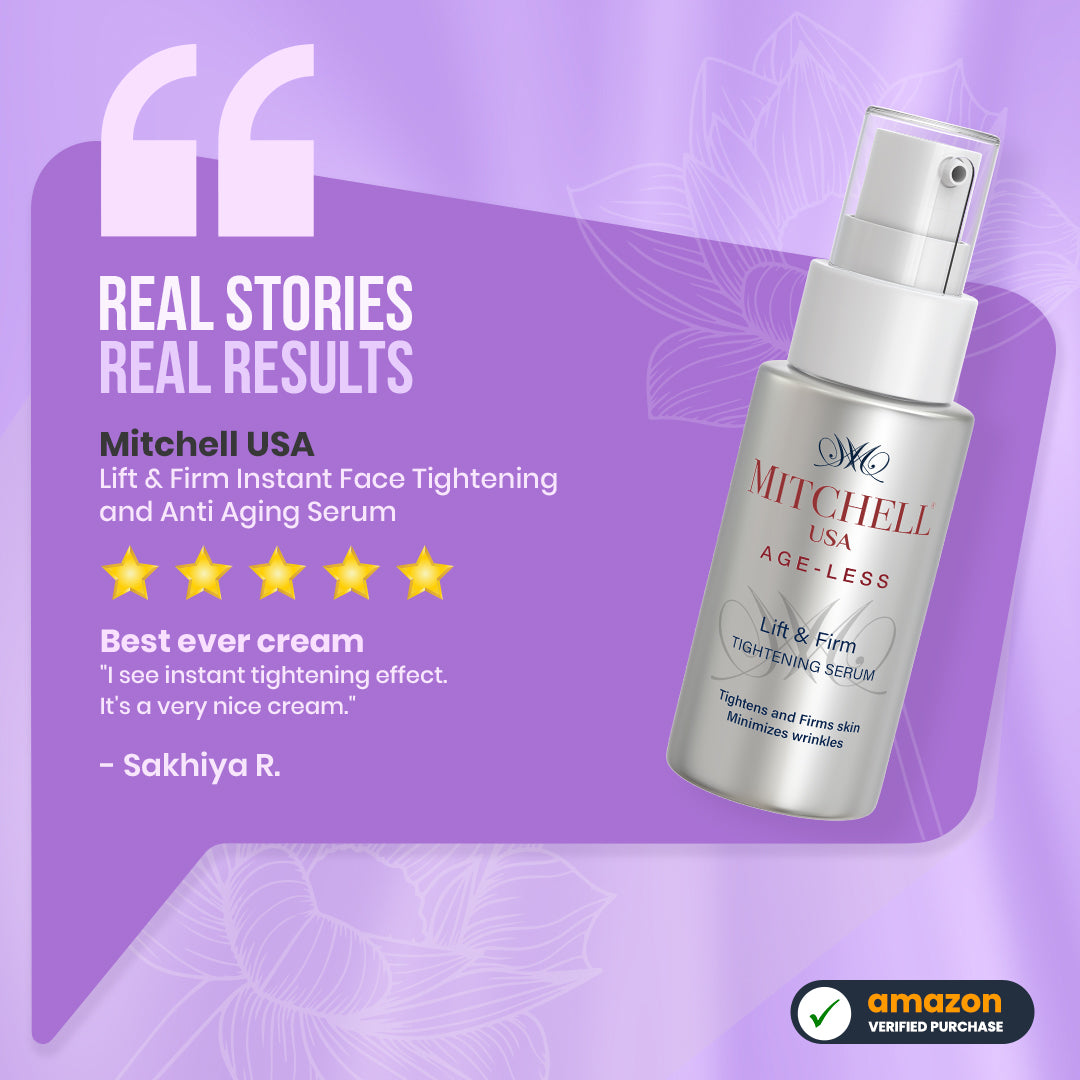 Mitchell USA Best  Lift and Firm Serum rejuvenates - Review-Result