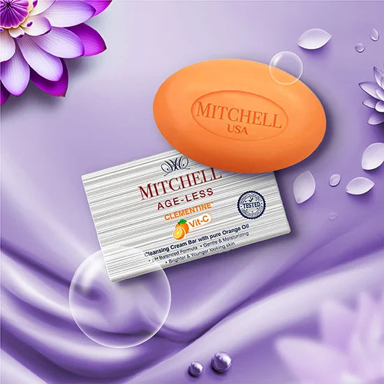 Mitchell USA Clementine Cleansing Cream Bar-gentle skin cleanser soap