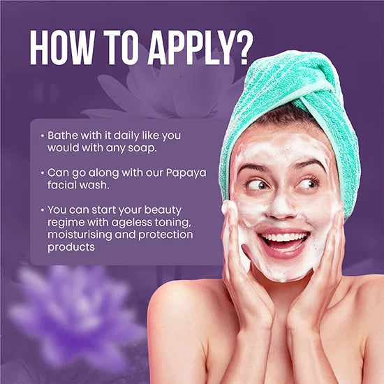 How to apply-Anti-aging soap bar