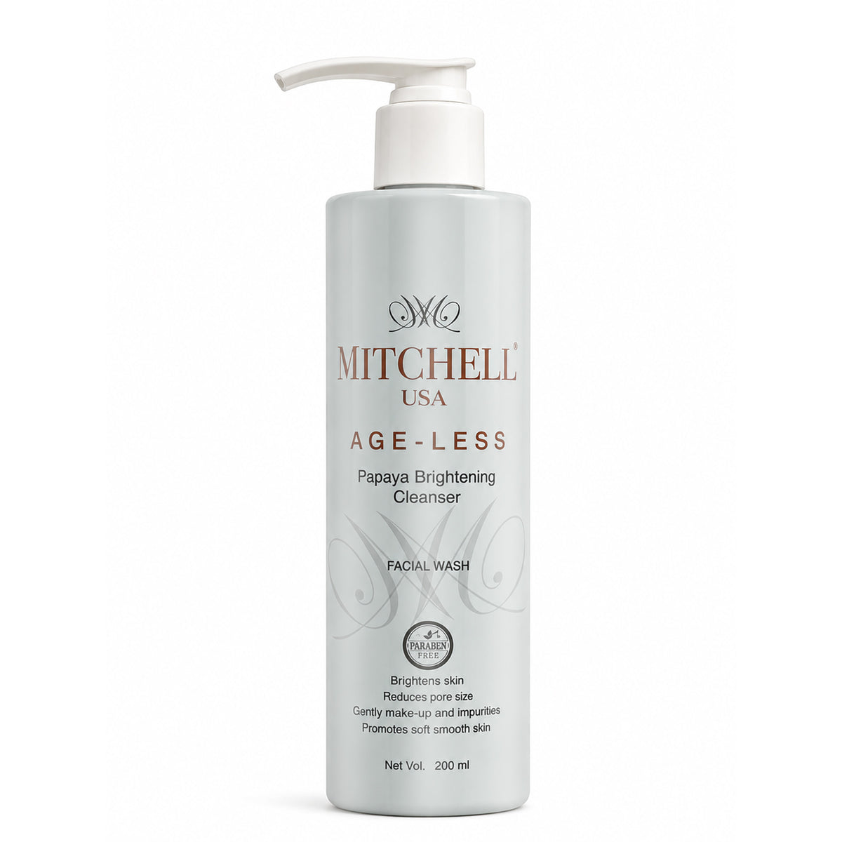 AGE-LESS Papaya Brightening Cleanser - Natural Anti-aging Face Wash (100ml / 200ml)