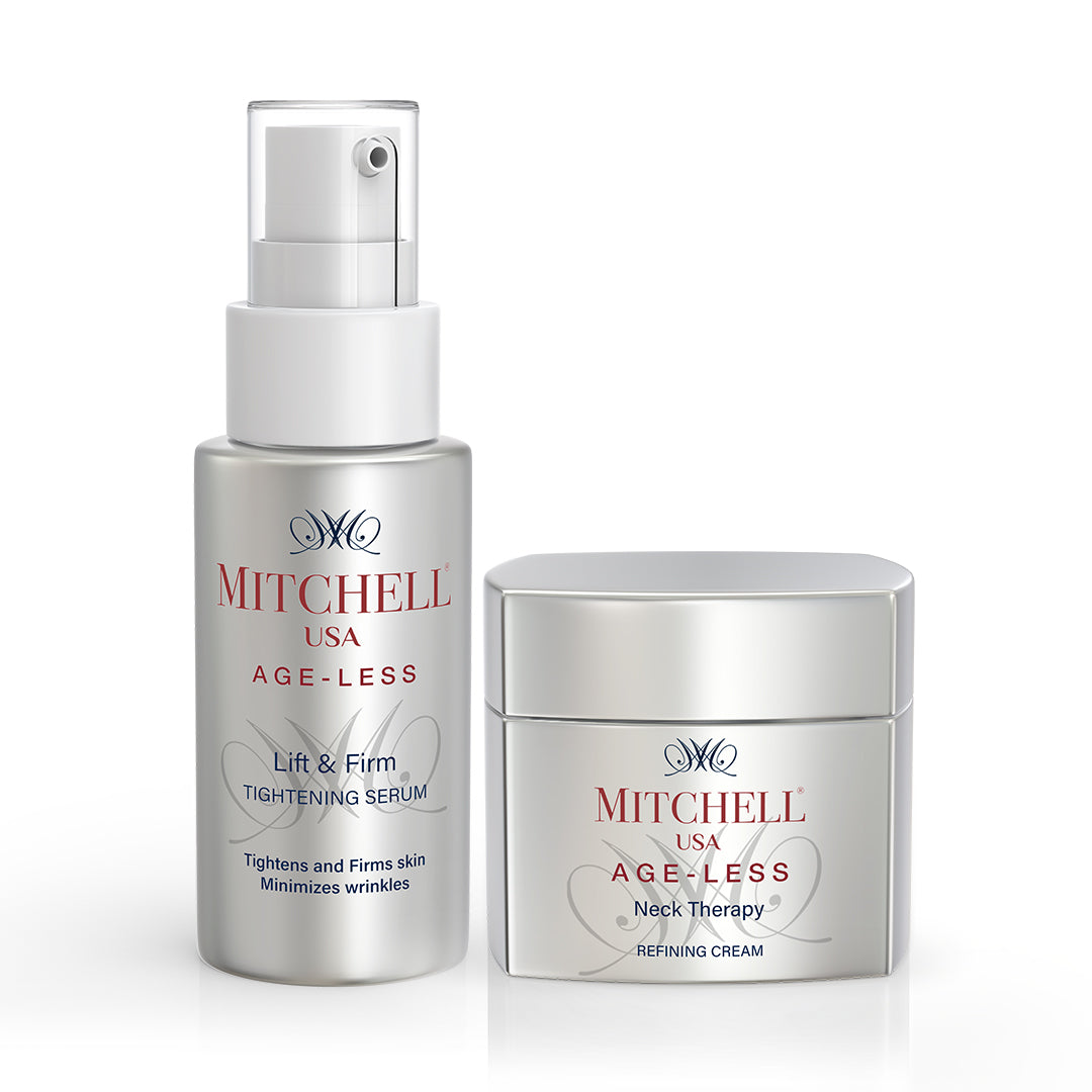 Mitchell USA Age-Less Neck Therapy cream and Lift &amp; Firm serum Combo pack (50gm + 30ml)