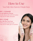 Radiant Duo: LightenUp Cleanser + Glow Tone Toner