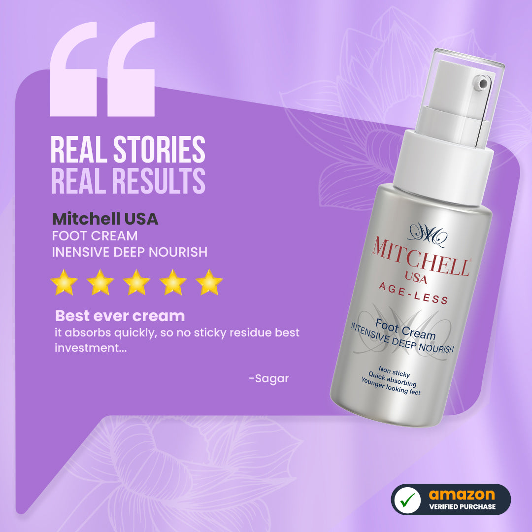 Age-Less Intensive Deep Nourish Anti-aging Foot Cream - Mitchell USA -  Customer Review