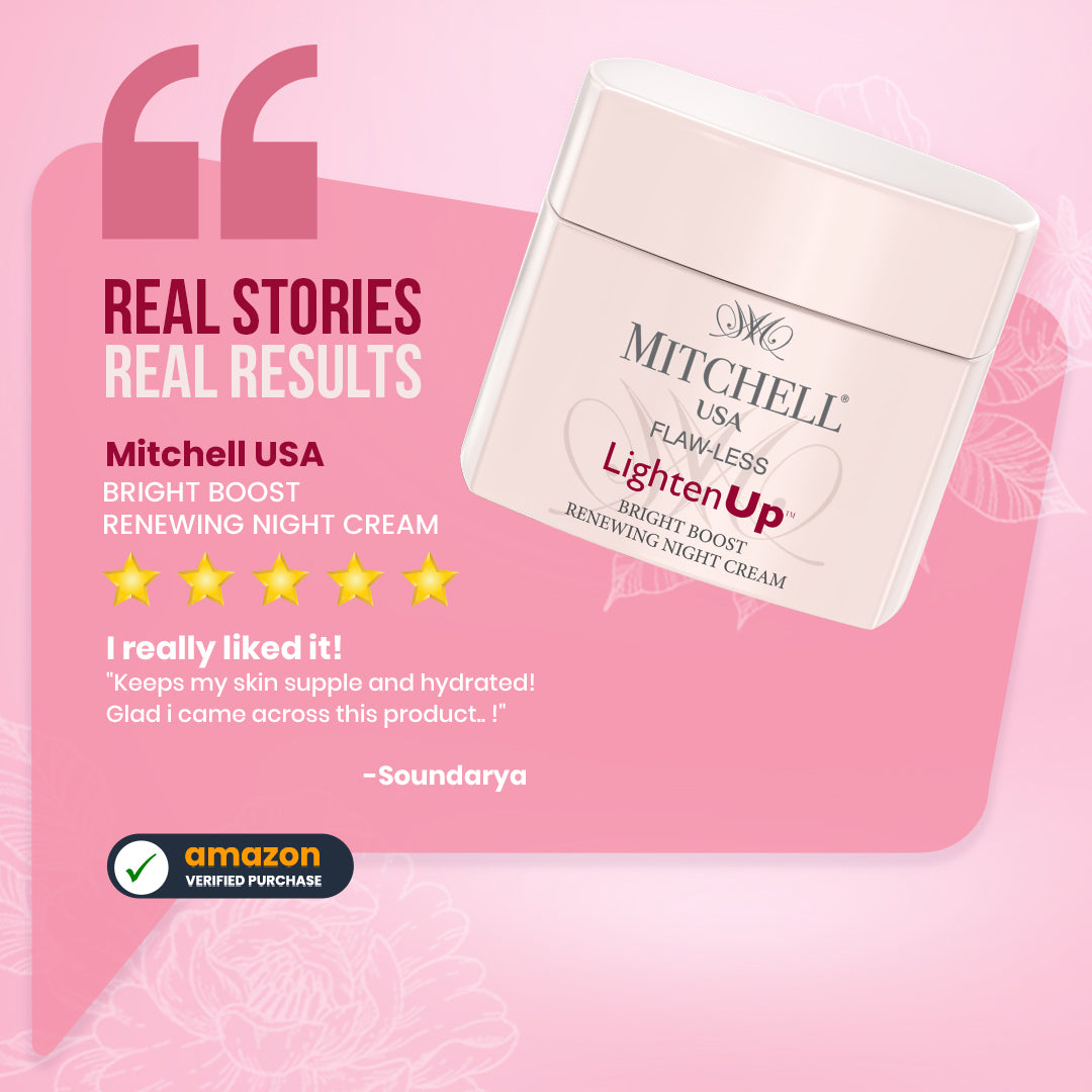 Bright boost renewing night cream-real stories-results